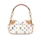 Louis Vuitton Monogram Multicolor Marilyn Hand Bag Leather Bronze White