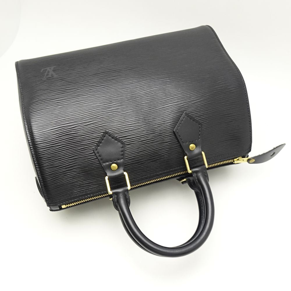 Louis Vuitton Epi Speedy 25 Noir Mini Boston Bag