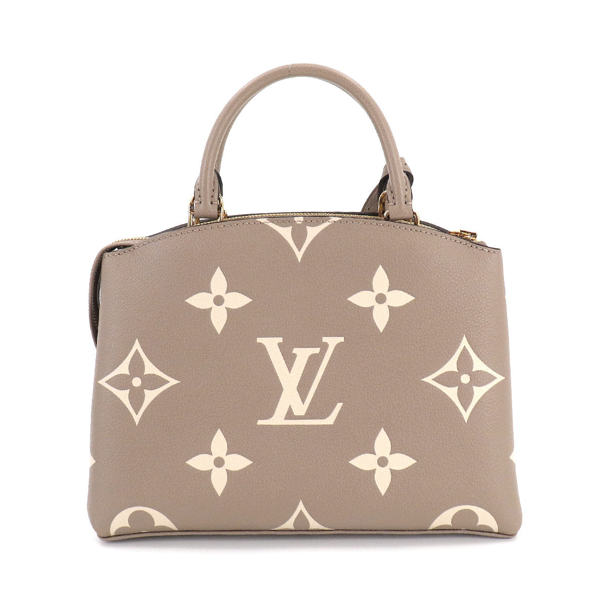 Louis Vuitton Bicolor Emplant Petit Palais PM Shoulder Bag Leather Tourtiere
