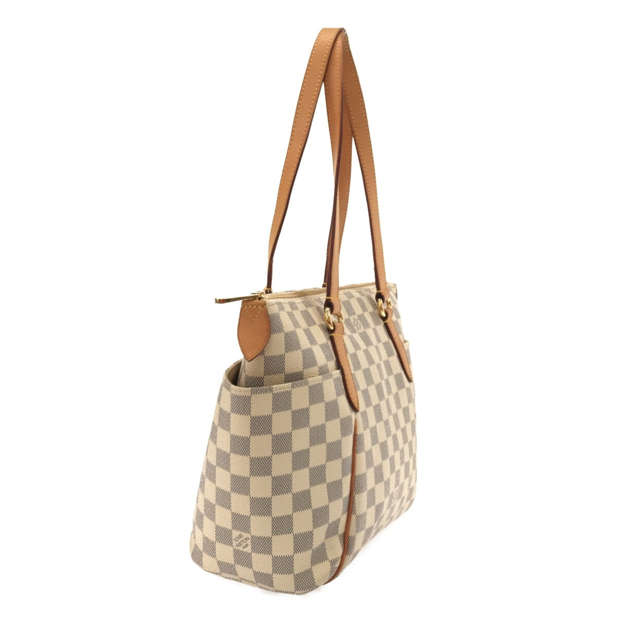 Louis Vuitton Totally PM Shoulder Bag Azur Damier Azur Canvas