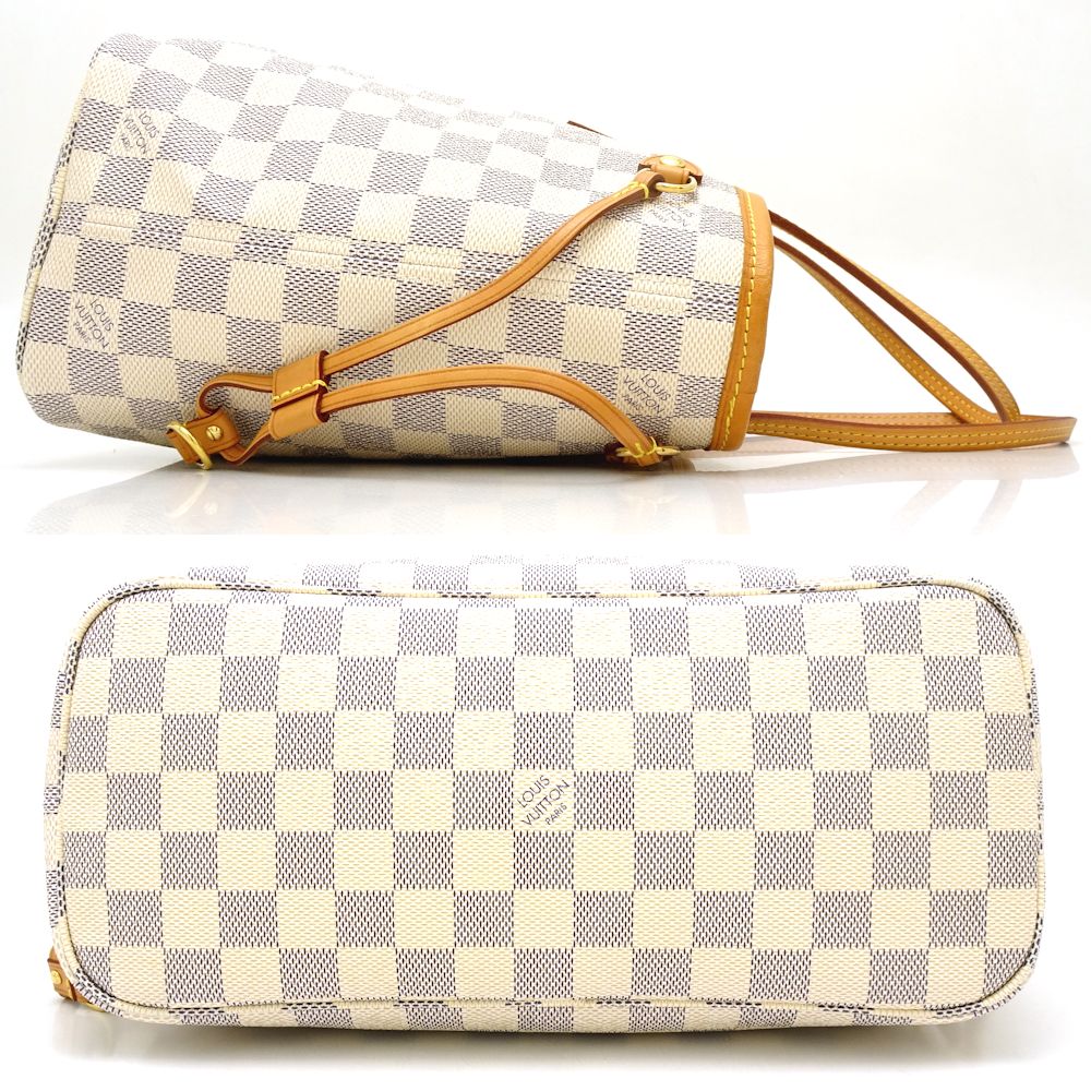 Louis Vuitton Damier Azur Neverfull PM Tote Bag
