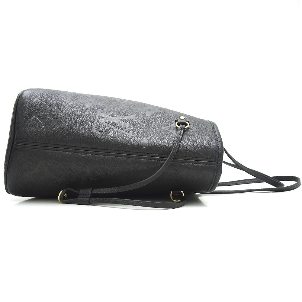 Louis Vuitton Neverfull MM Tote Bag Monogram Implant Noir