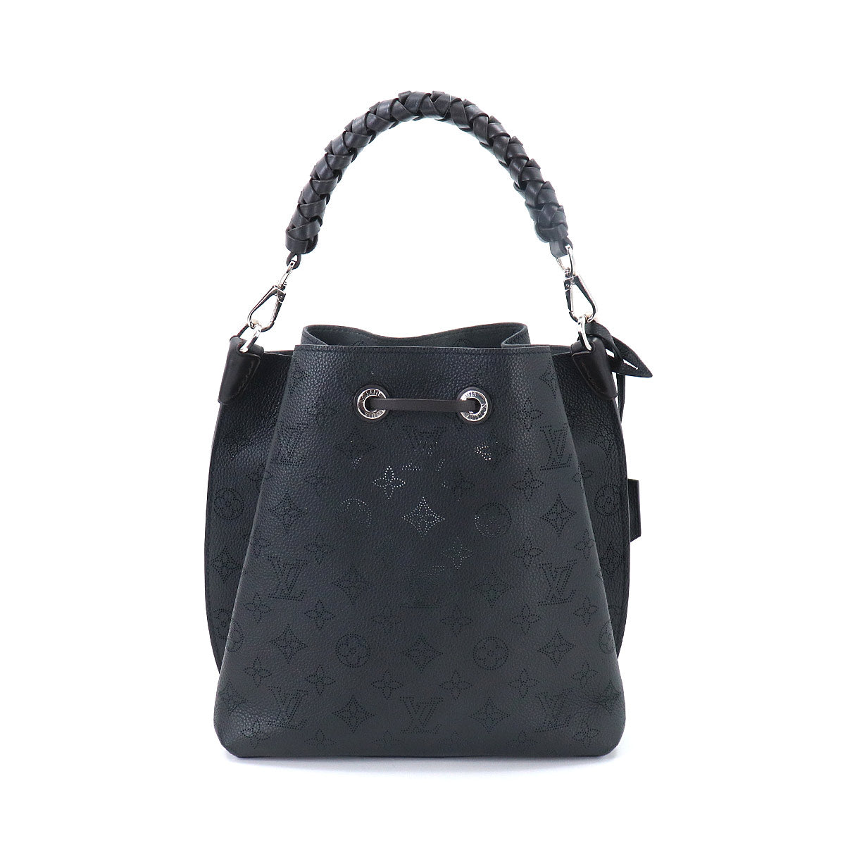 Louis Vuitton Mahina Muria 2 Way Hand Shoulder Bag Leather Noir