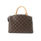 Louis Vuitton Monogram Petit Palais PM 2 Way Hand Shoulder Bag Brown