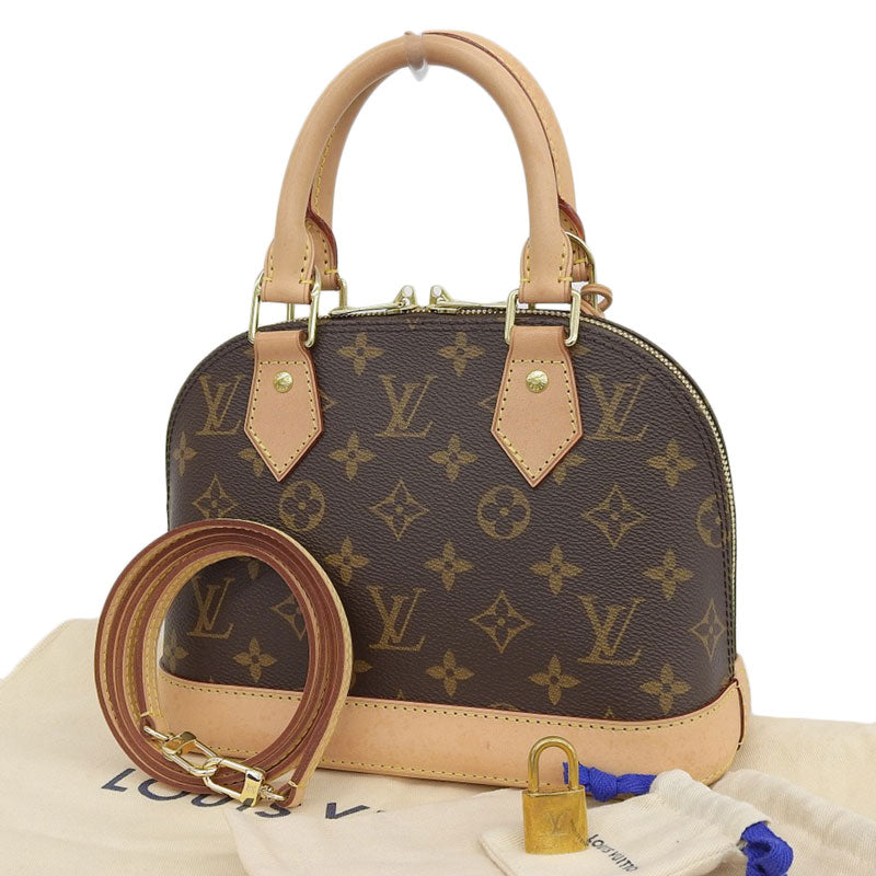 Louis Vuitton Monogram Alma BB 2 Way Bag Handbag Shoulder Bag