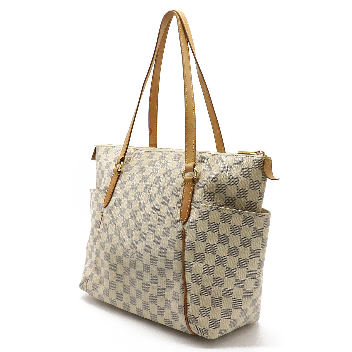 Louis Vuitton Totally MM Damier Azur Tote Shoulder Bag