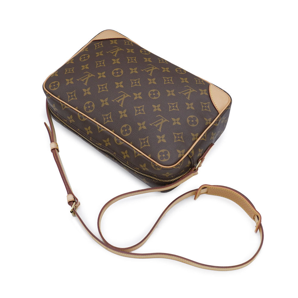 Louis Vuitton Trocadero 27 Shoulder Bag Monogram Brown