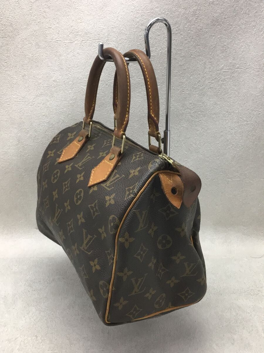 Louis Vuitton Speedy 25 Hand Bag Monogram PVC Brown
