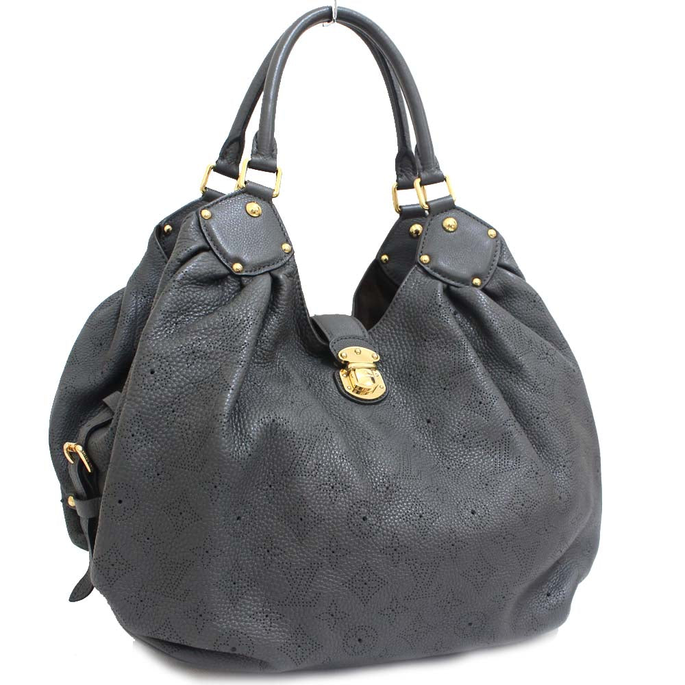 Louis Vuitton Mahina XL Shoulder Bag Gray Monogram