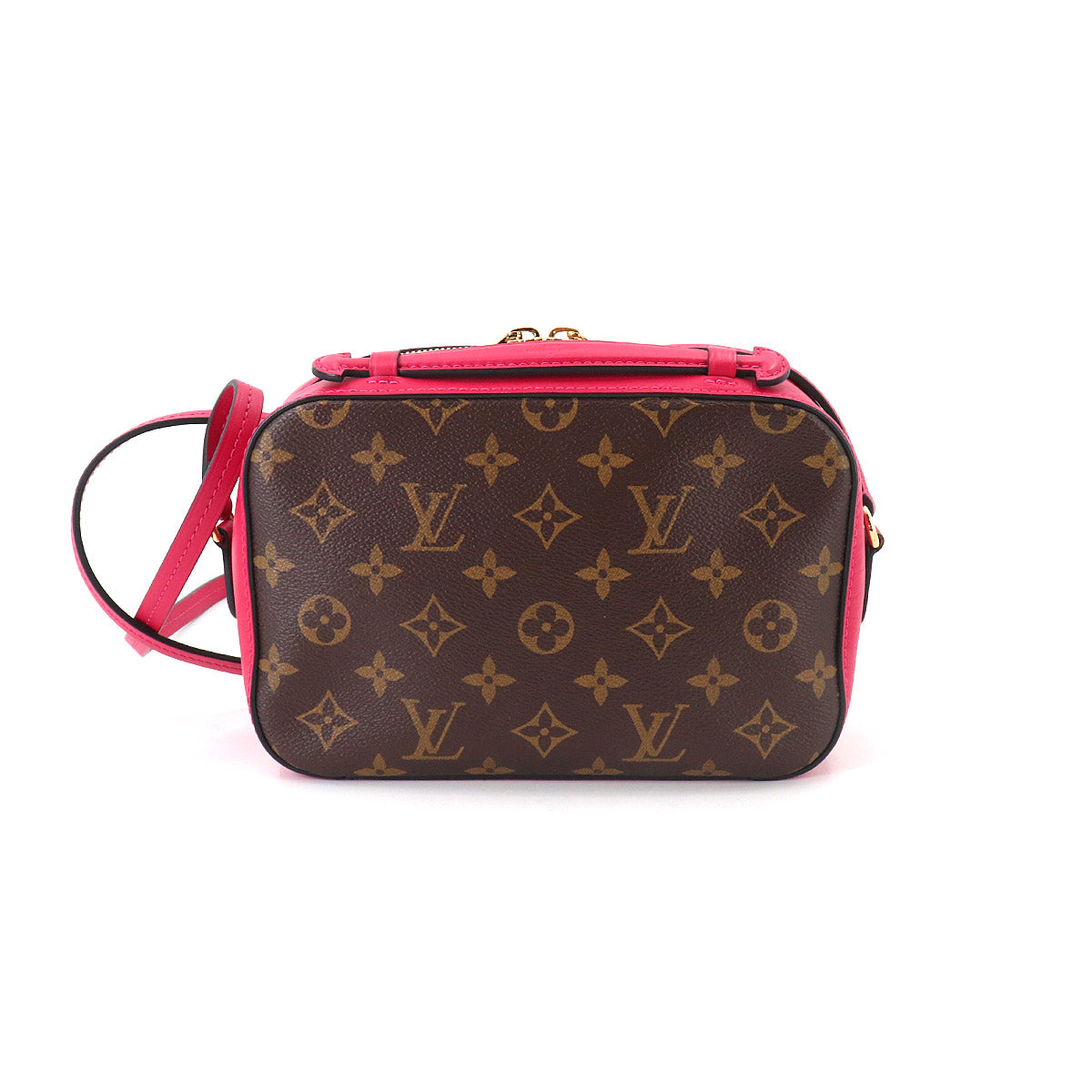 Louis Vuitton Monogram Saintonge Shoulder Bag Freesia Red