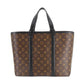 Louis Vuitton Macassar Weekend Tote PM Shoulder Bag Black