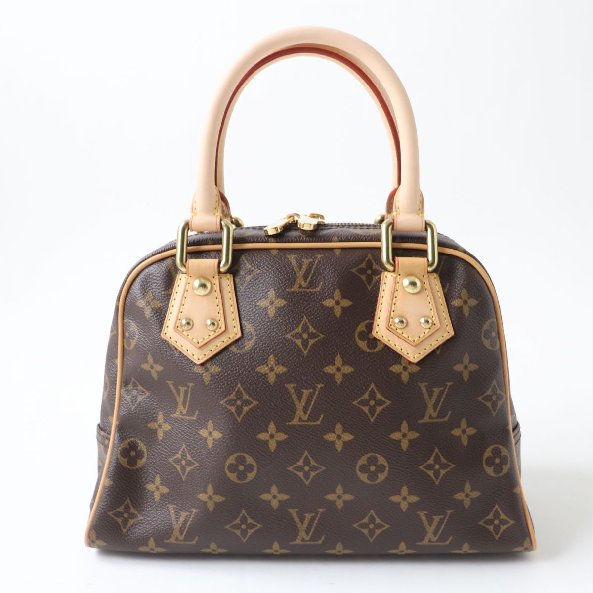 Louis Vuitton Manhattan PM Monogram Brown Gold Metal Fittings