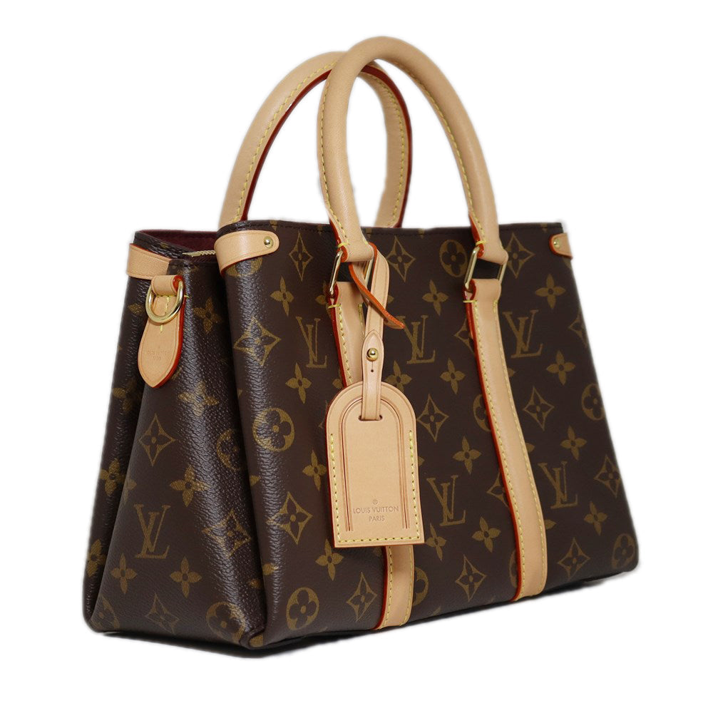 Louis Vuitton Soufflot BB Monogram Canvas Handbag Shoulder Bag 2 Way Bag