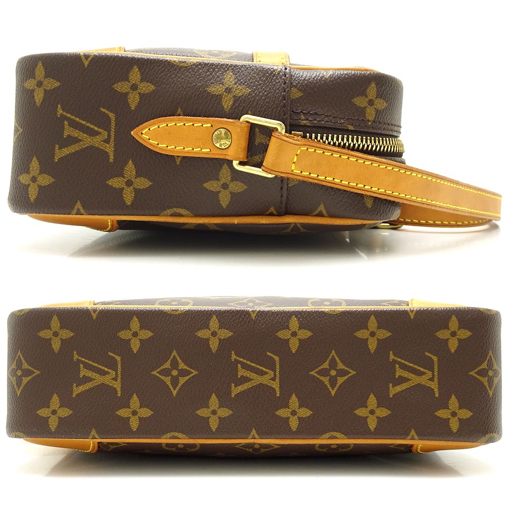 Louis Vuitton Monogram Shoulder Bag Brown
