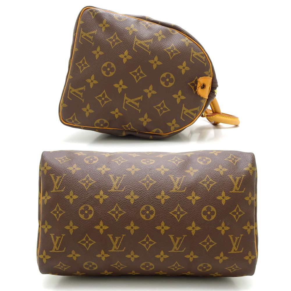 Louis Vuitton Speedy 30 Handbag Brown