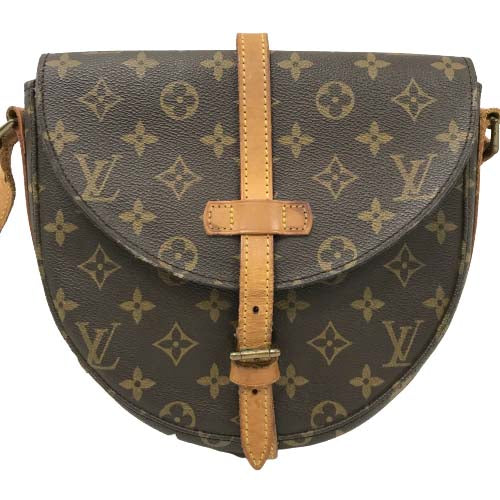 Louis Vuitton Shanti MM Shoulder Bag Crossbody Pochette Monogram Leather