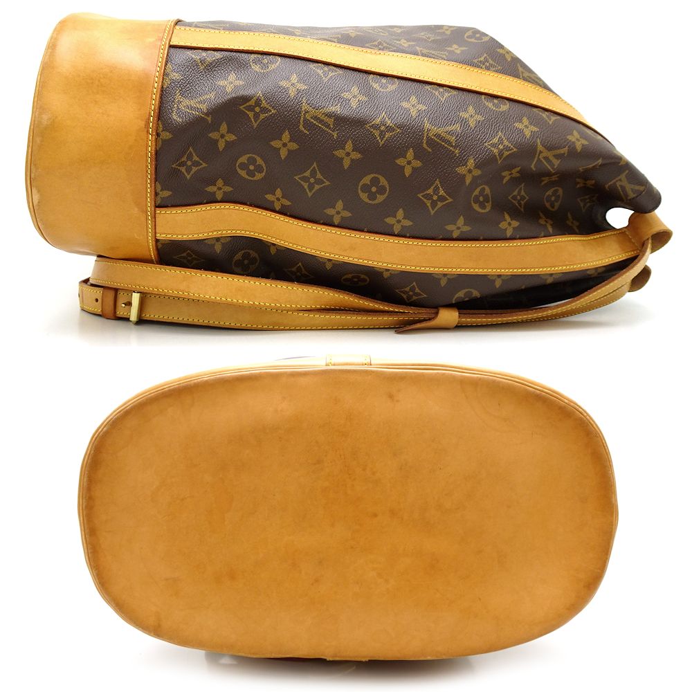 Louis Vuitton Monogram GM Shoulder Bag Brown