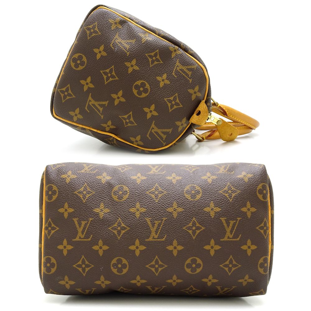 Louis Vuitton Monogram  Speedy 25  Handbag Brown
