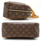 Louis Vuitton Monogram Trouville Handbag Brown