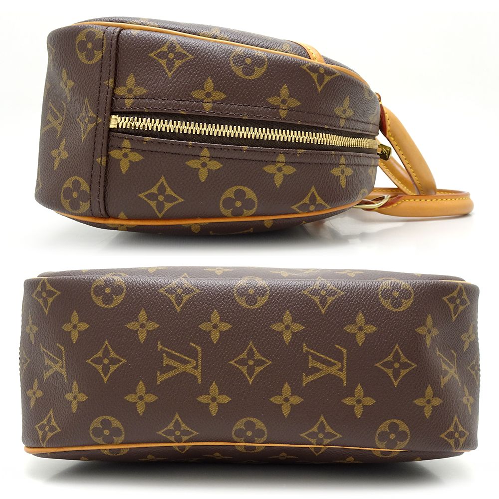 Louis Vuitton Monogram Trouville Handbag Brown