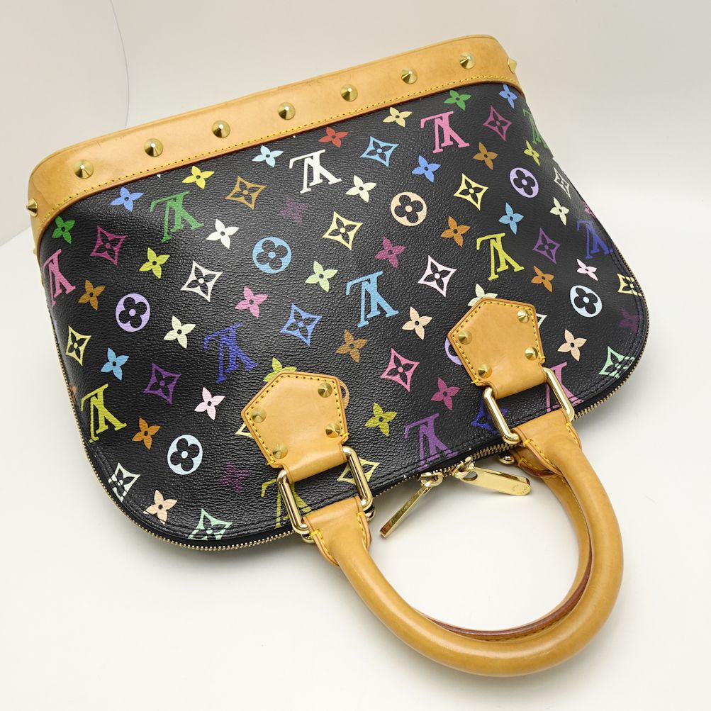 Louis Vuitton Multicolor Alma Noir Handbag