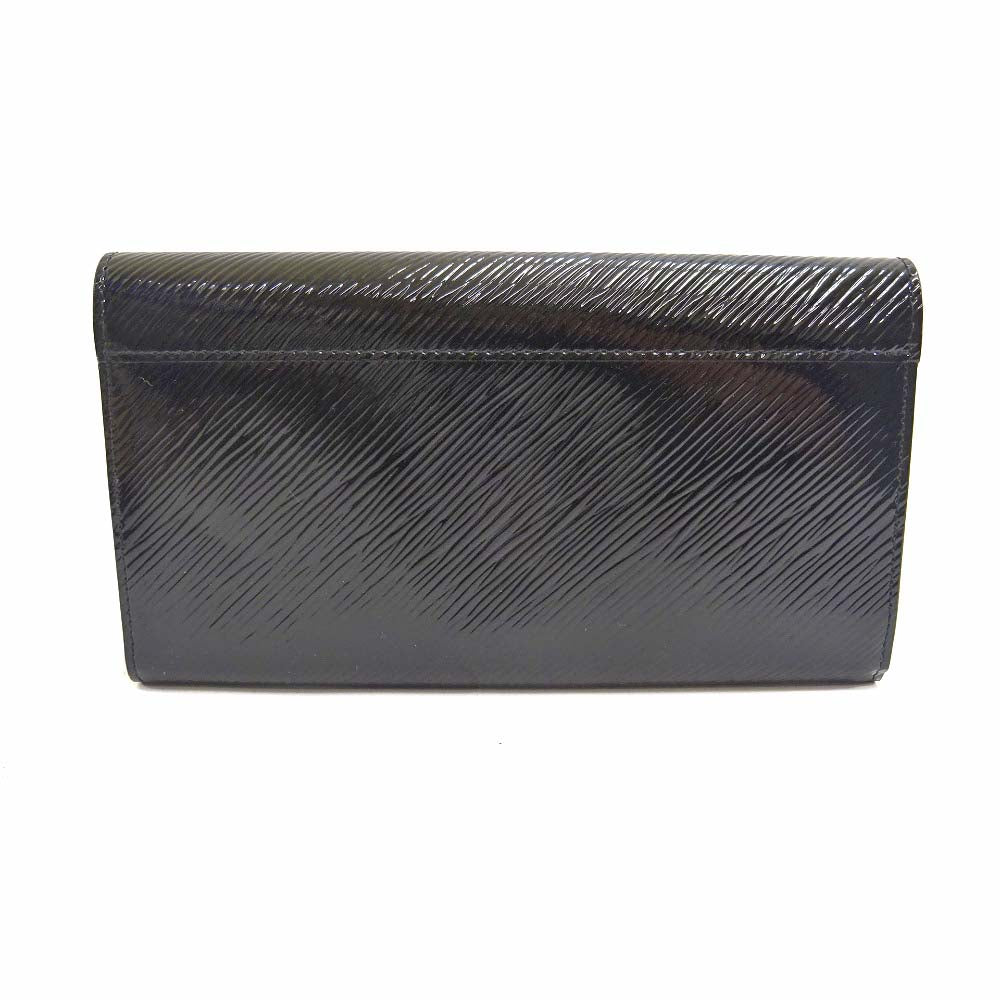 Louis Vuitton Epi Portefeuille Twist Long Wallet Black