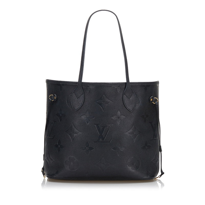 Louis Vuitton Monogram Emplant Neverfull MM Tote Bag
