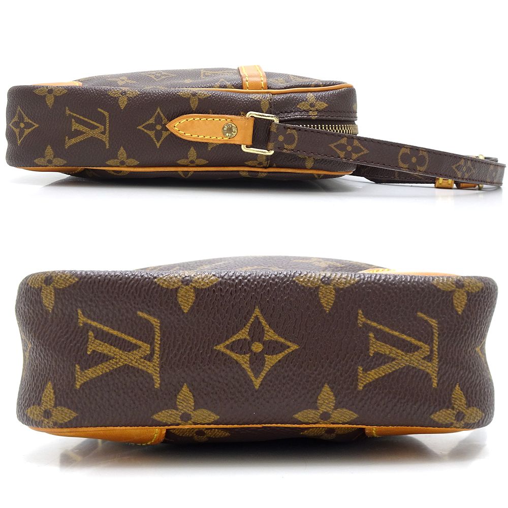 Louis Vuitton Monogram Danube Crossbody Shoulder Bag Brown