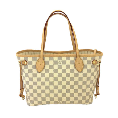 Louis Vuitton Neverfull PM Damier Azur White Tote Bag
