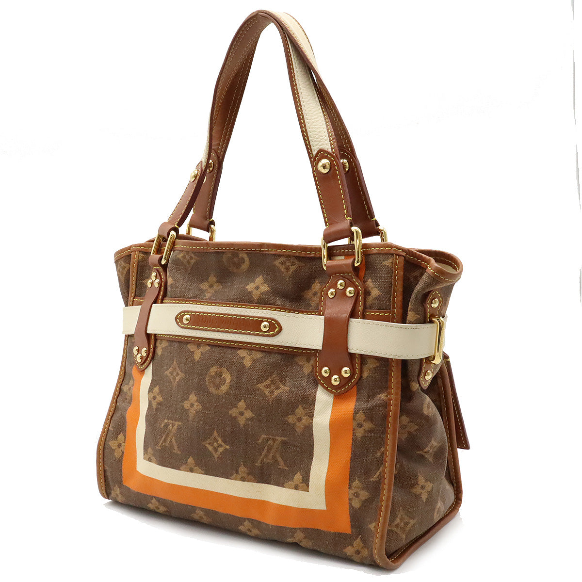 Louis Vuitton Monogram Rayures Tisse Sac PM Shoulder Bag