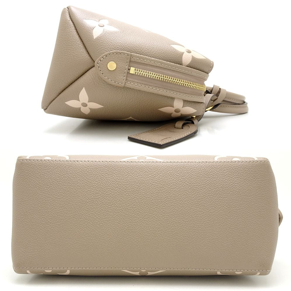 Louis Vuitton Petit Palais PM Bicolor Monogram Implant Handbag Tourtrell Creme