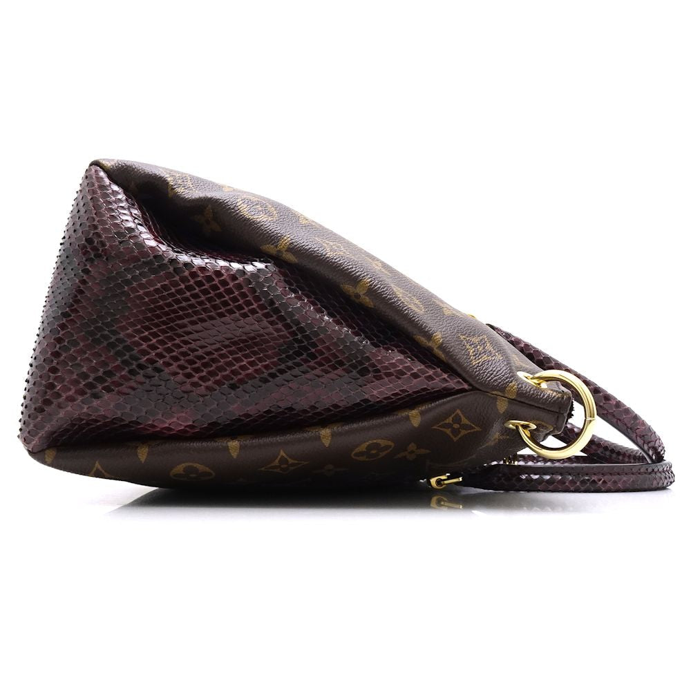 Louis Vuitton Monogram Python Pallas Bordeaux 2WAY Bag