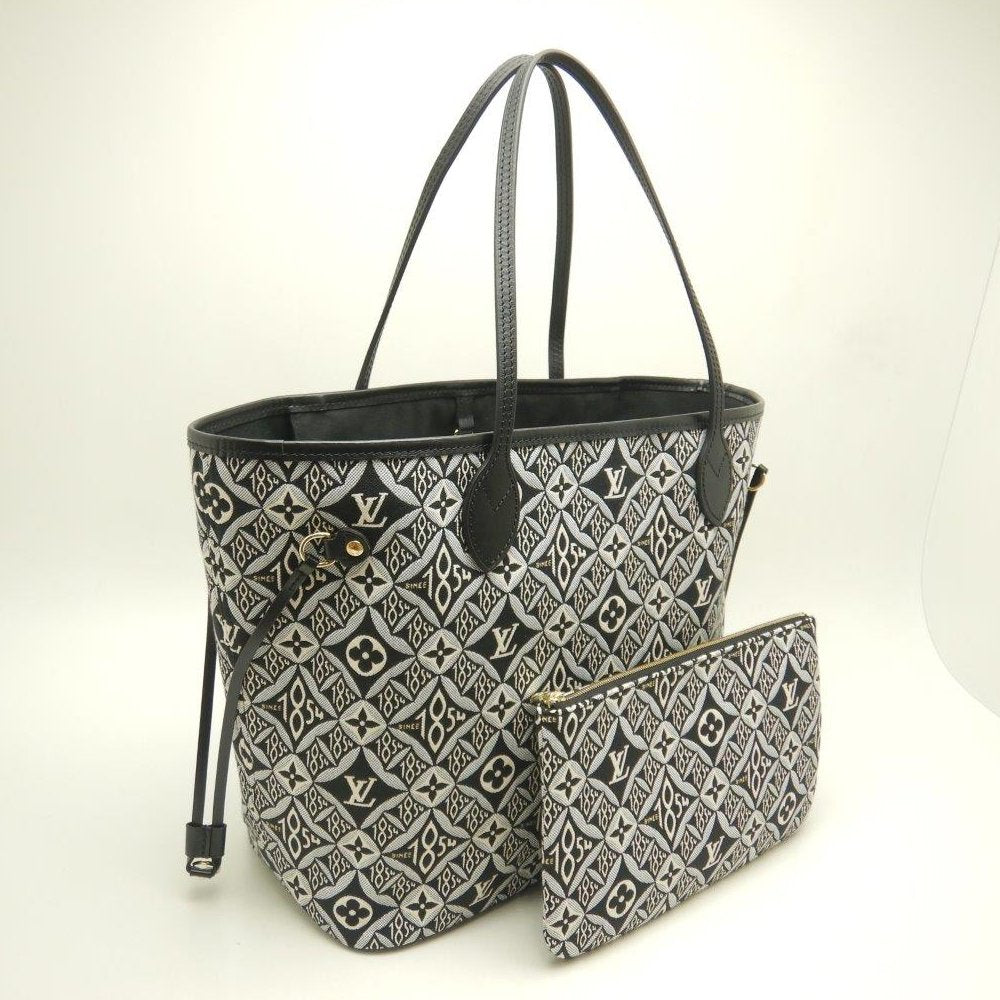 Louis Vuitton Monogram Jacquard Neverfull MM Tote Bag Gray