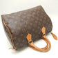 Louis Vuitton Monogram  Speedy 30 Handbag Brown