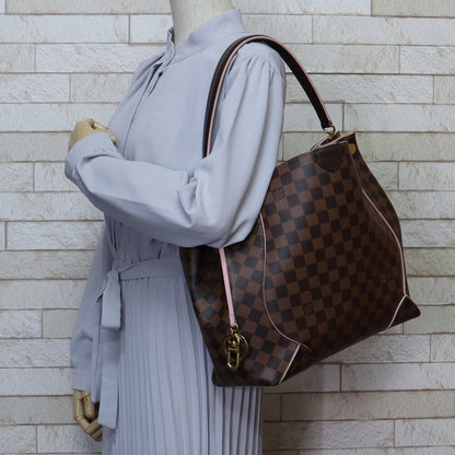 Louis Vuitton Kaiser Hobo Damier Ebene Shoulder Bag Canvas