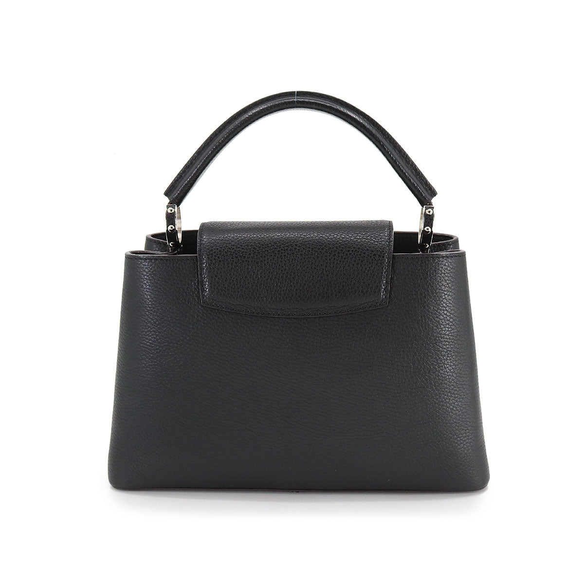 Louis Vuitton Capucines MM Shoulder Bag Taurillon Leather Black