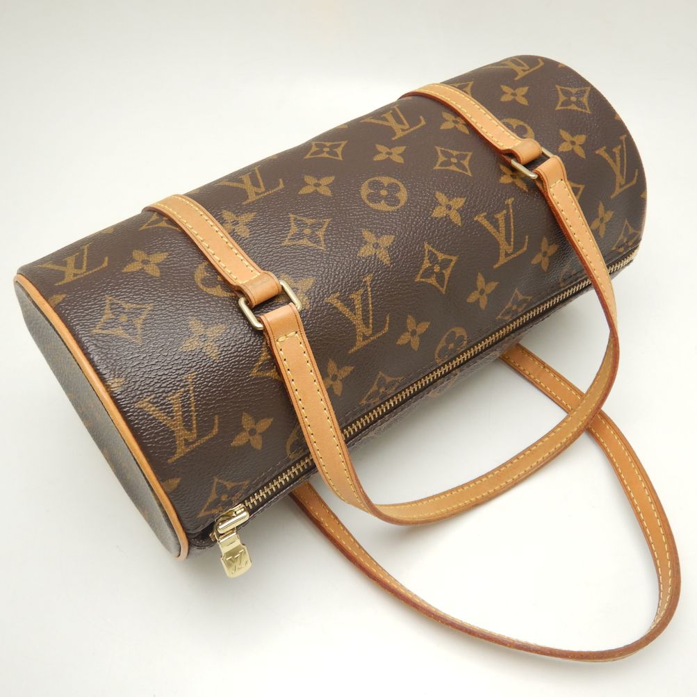 Louis Vuitton Monogram Papillon 26 Handbag Brown