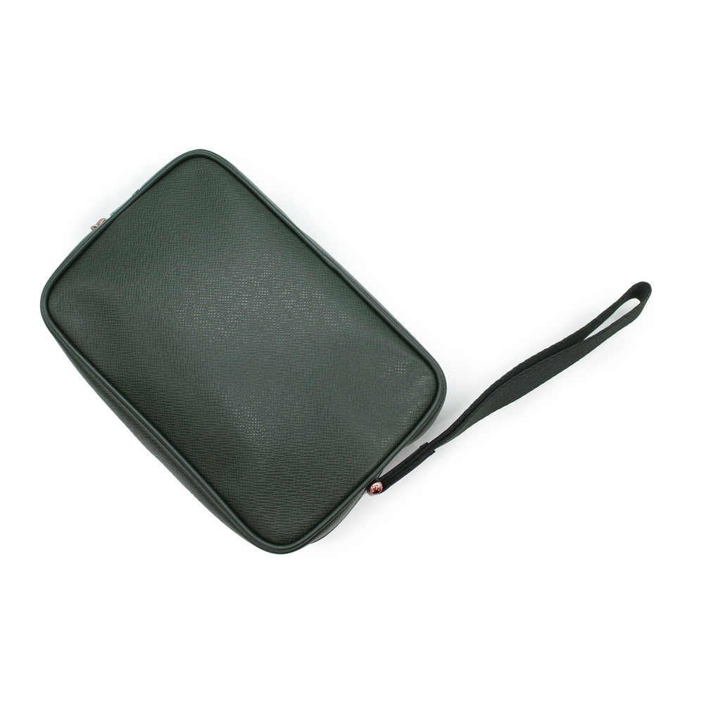 Louis Vuitton Taiga Calgary Epicea Shoulder Clutch Bag Black