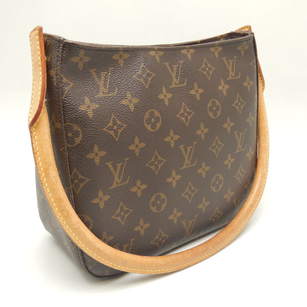 Louis Vuitton Monogram Looping MM Shoulder Bag Brown