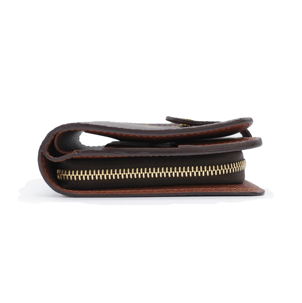 Louis Vuitton Compact Wallet Monogram Brown