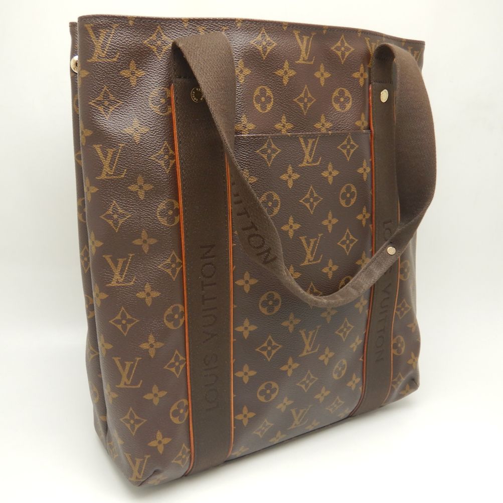 Louis Vuitton Monogram Bobourg Tote Bag Brown