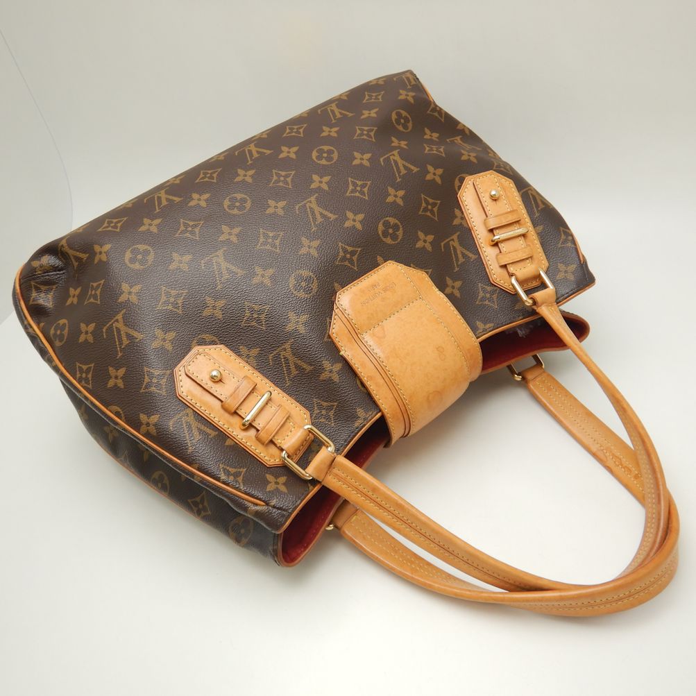 Louis Vuitton Monogram Greet Tote Bag Brown