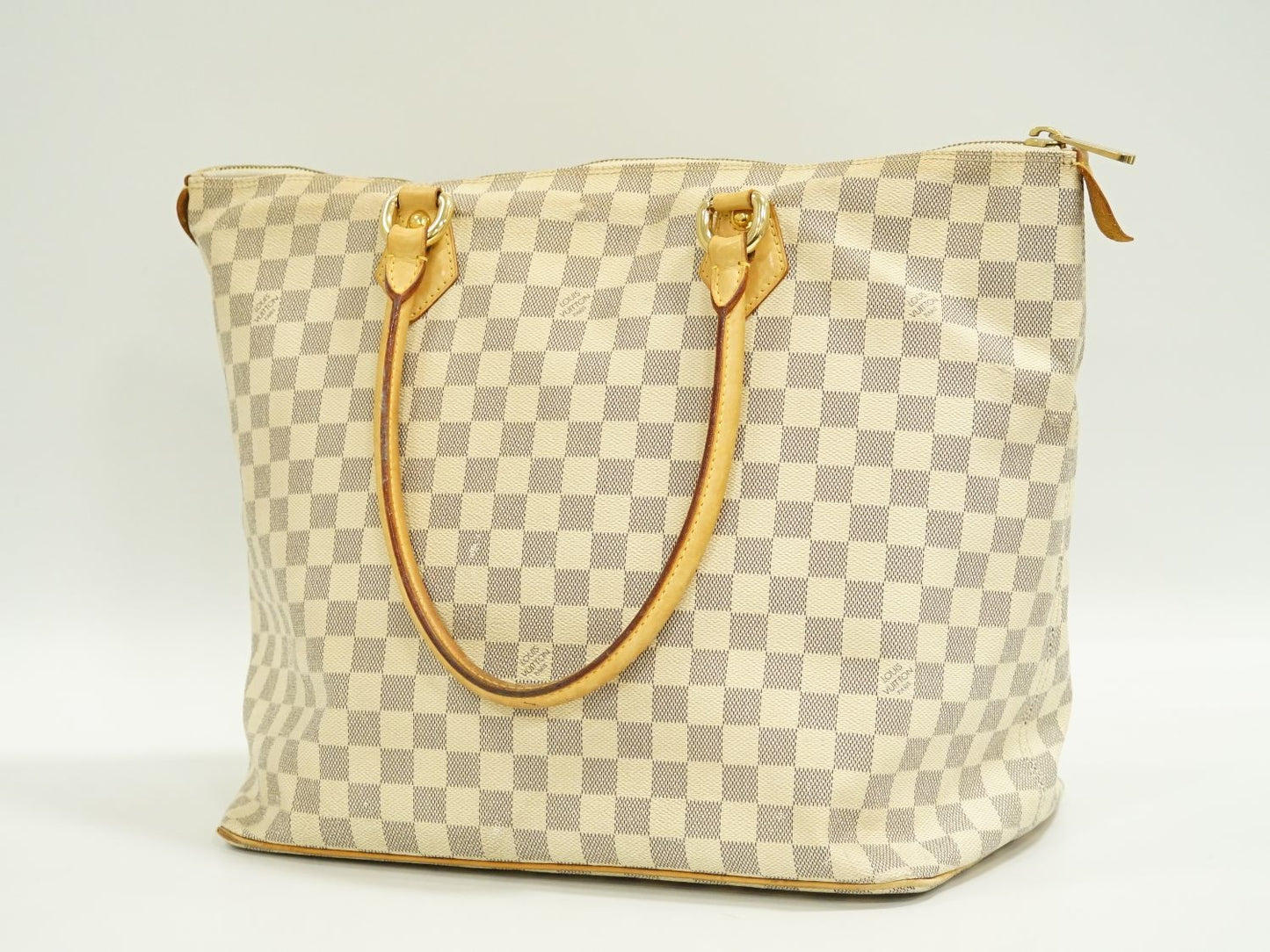 Louis Vuitton Saleya MM Damier Azur Tote Bag Handbag
