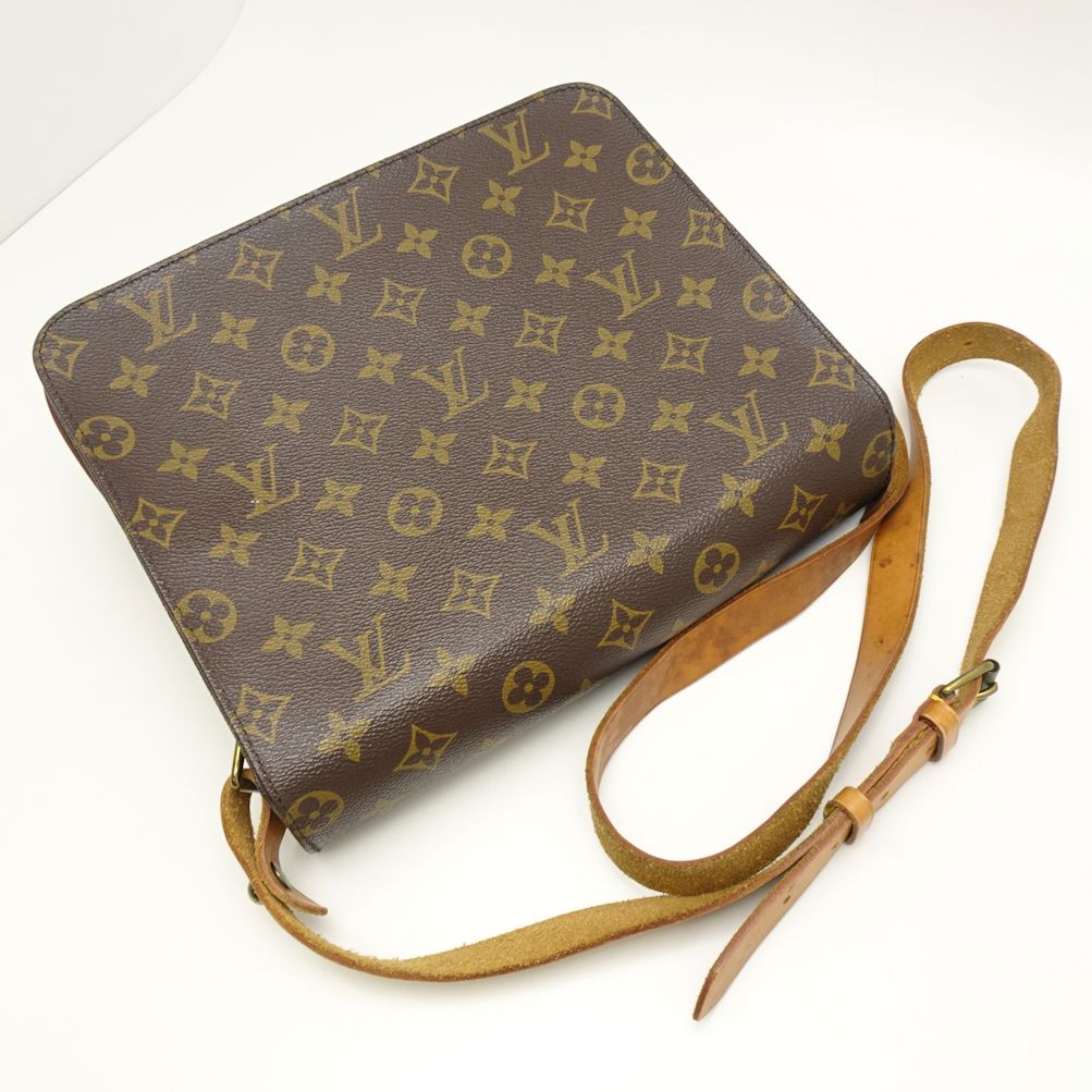 Louis Vuitton Monogram Cartesier Brown Diagonal Shoulder Bag