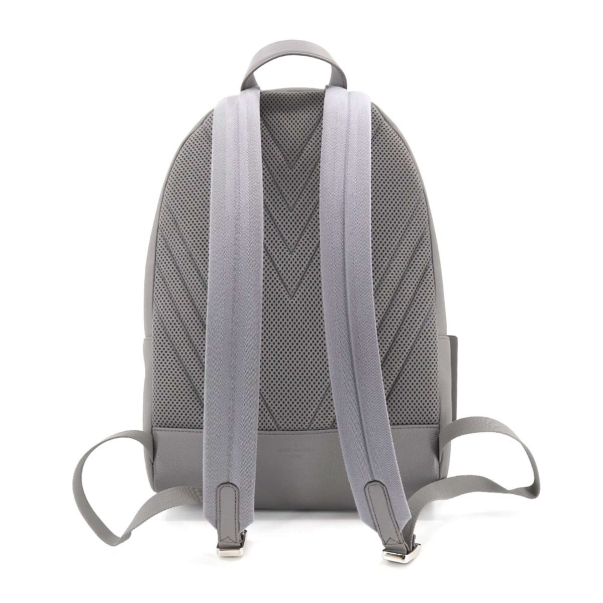 Louis Vuitton Aerogram Takeoff Backpack Rucksack Leather Gray