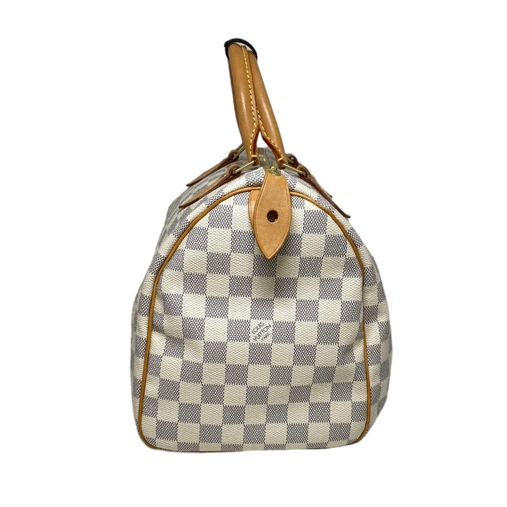Louis Vuitton Speedy 30 Damier Damier Azur Canvas Handbag