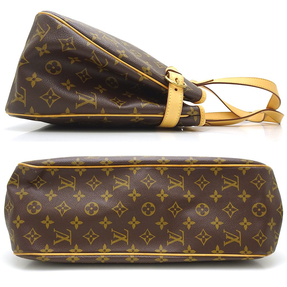 Louis Vuitton Monogram Batignolles Horizontal Crossbody Shoulder Bag Brown