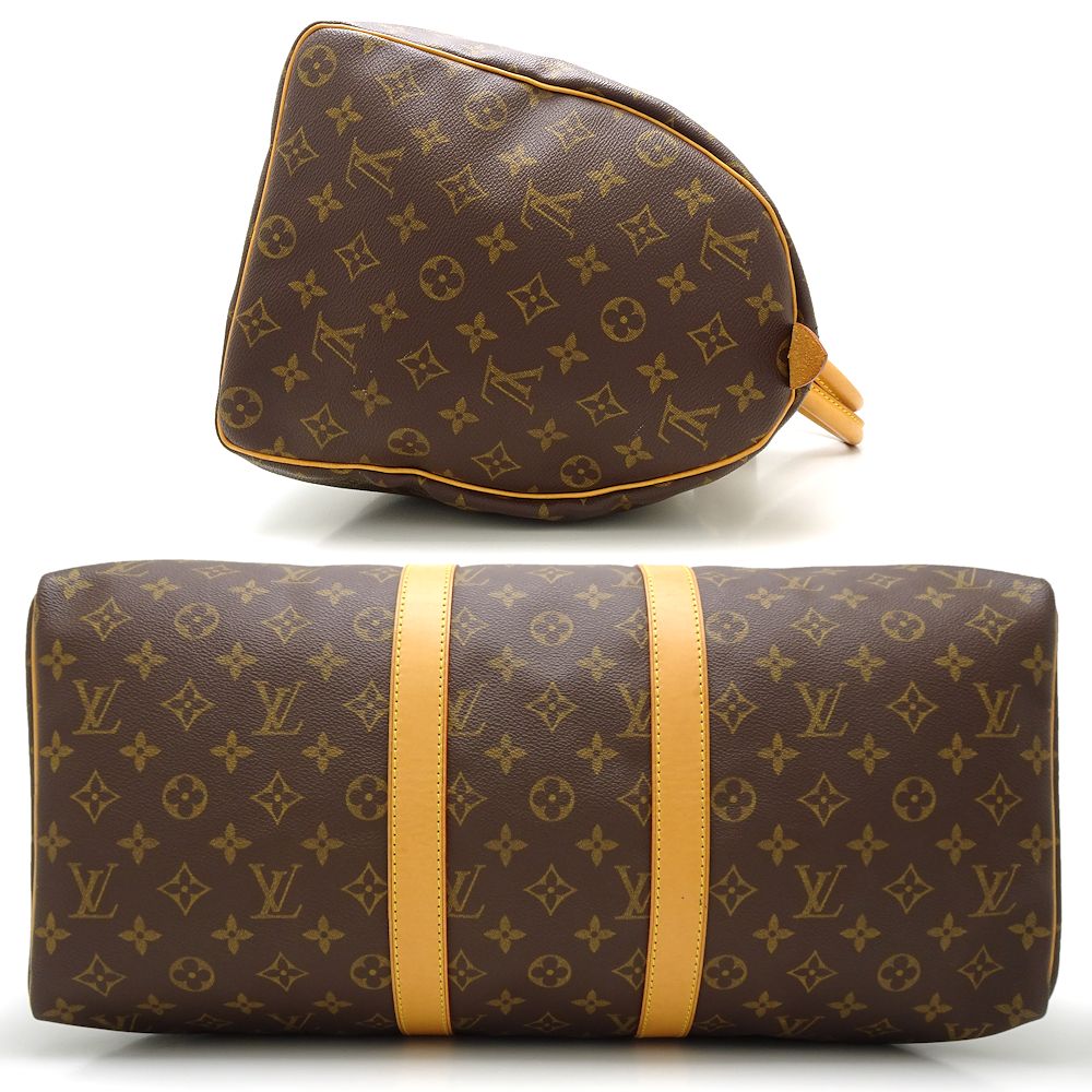 Louis Vuitton Monogram keepall 45 Boston Bag Brown