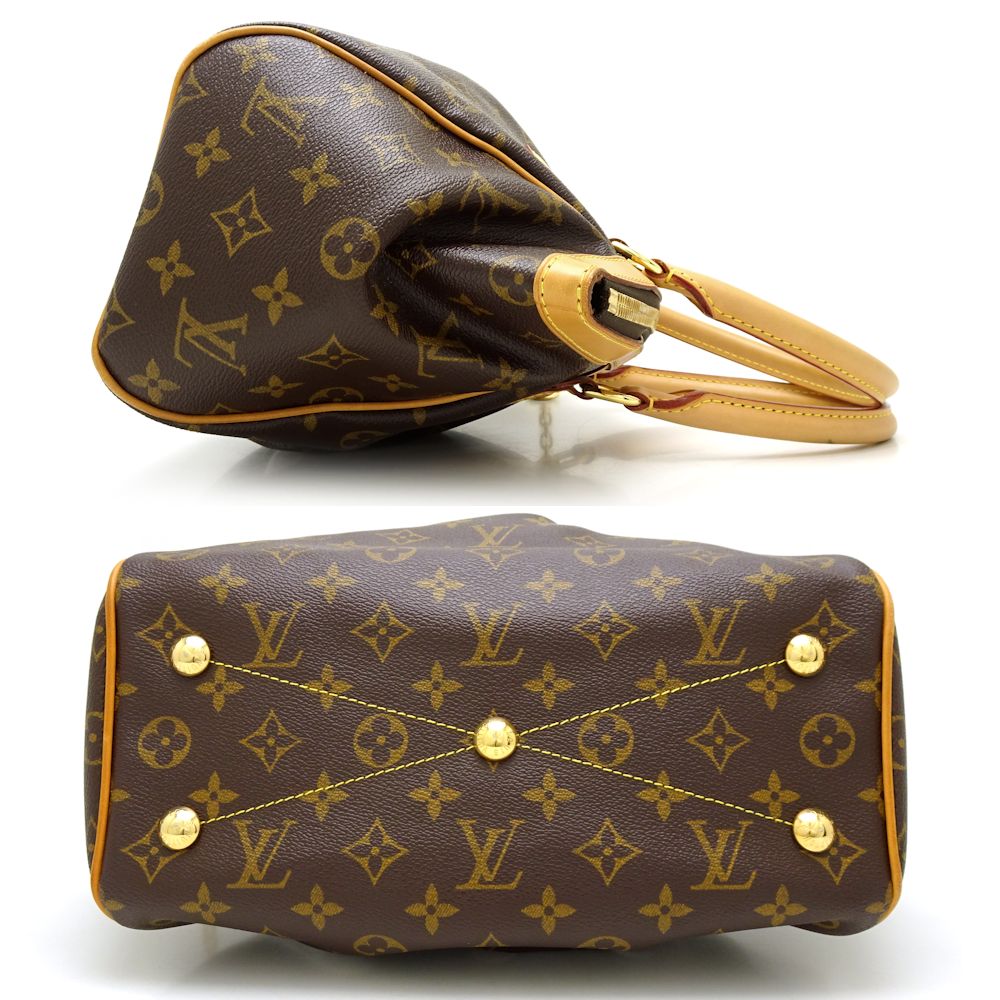 Louis Vuitton Monogram Tivoli PM Handbag Brown