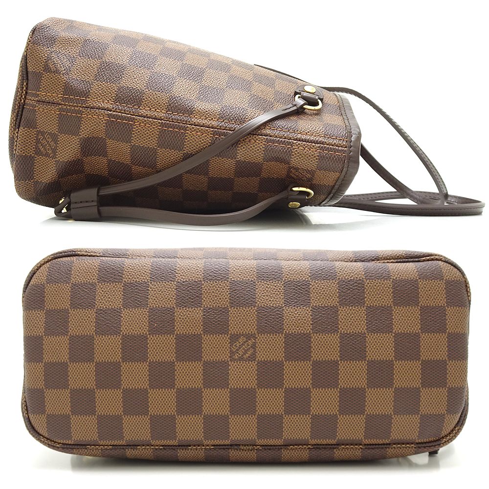 Louis Vuitton Damier Neverfull PM Tote Bag Ebene